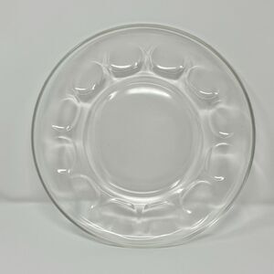 Pyrex Clear Glass Deviled Egg Plate Tray 12 Egg Holder Serving Platter 10" VTG